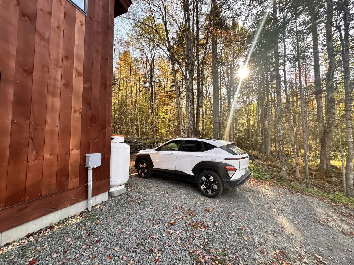 Guest photo of Luxury Cabin#1 Hot Tub Fire Pit Kayak Paddle Board in Cavendish, Vermont